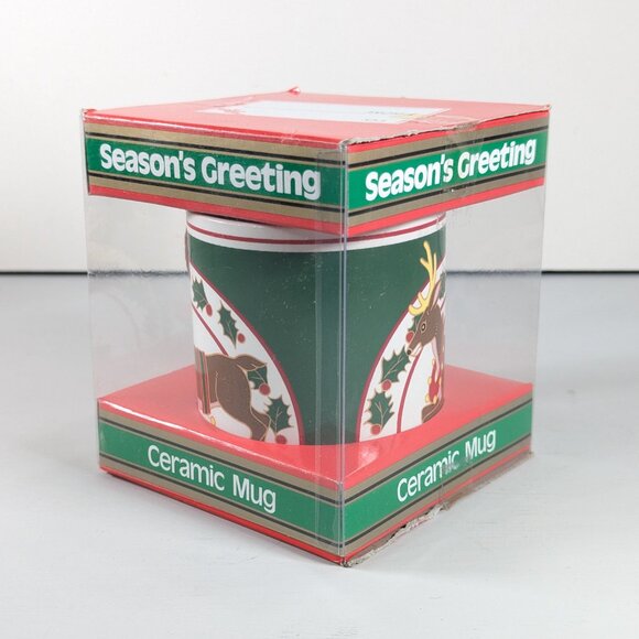 Woodward Canada Christmas mug Reindeer Holiday Mug Vintage Gift idea - Picture 5 of 11